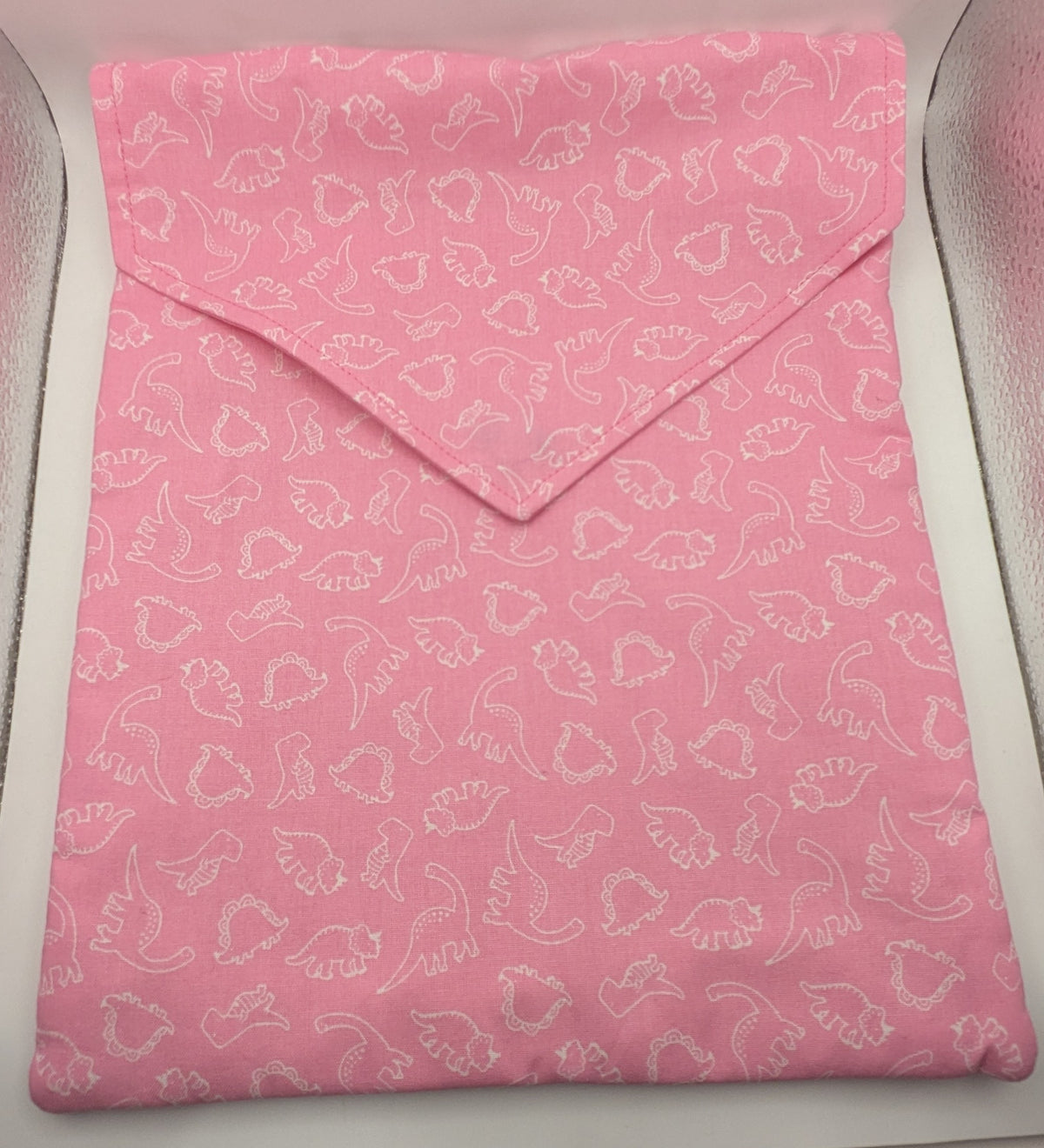 Pink Dinosaur Book Sleeve