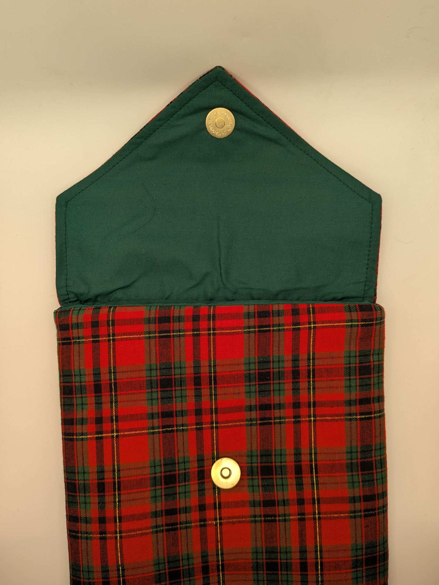 Red Tartan Booksleeve