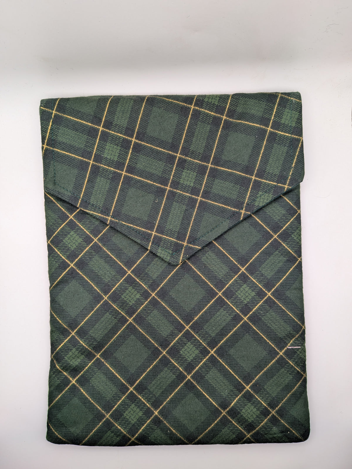 Green Tartan Book Sleeve