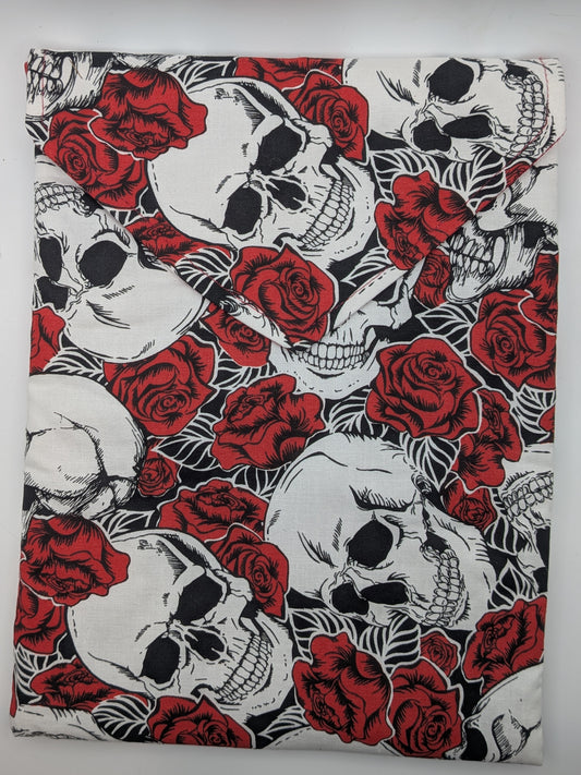 Red Roses and Skull Booksleeve
