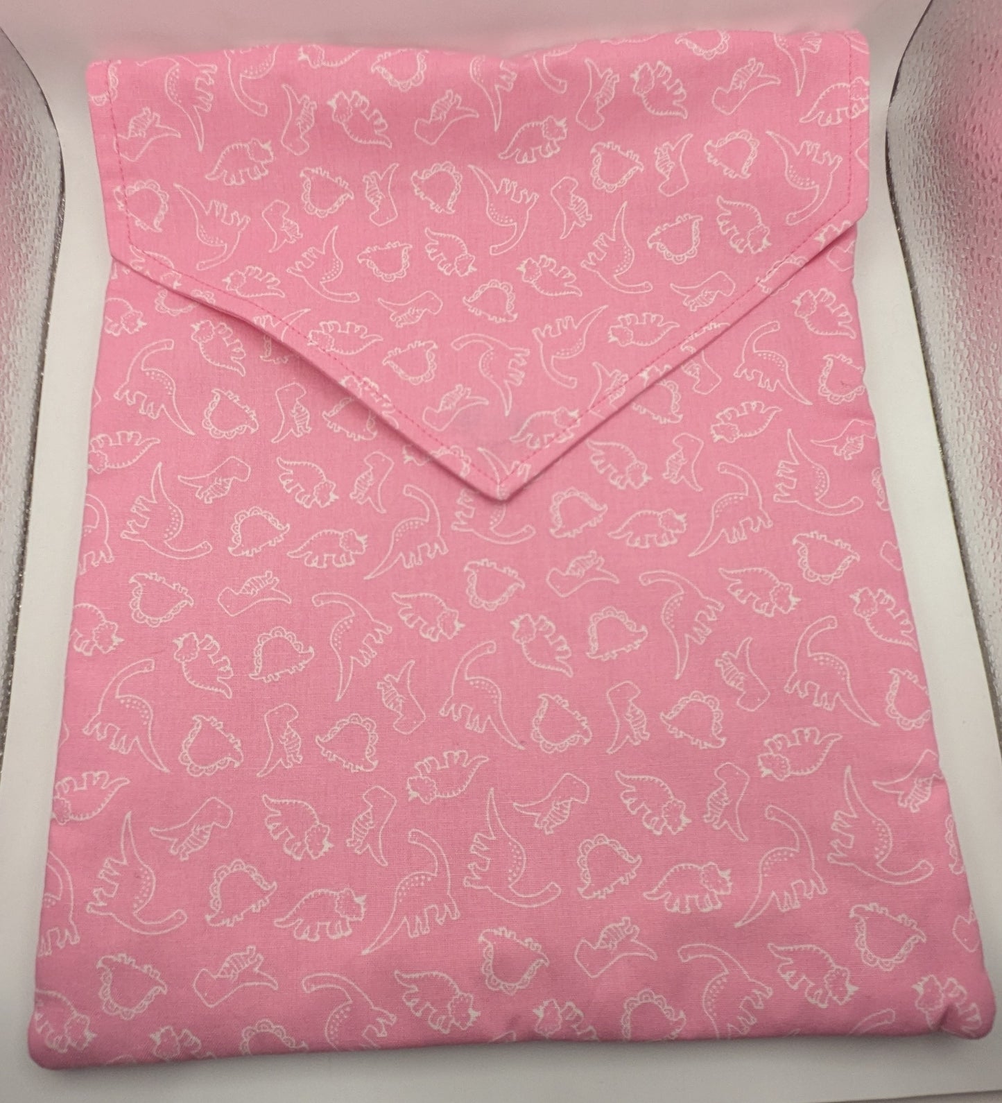 Pink Dinosaur Book Sleeve