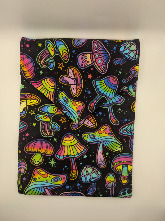 Colourful Mushroom Book Sleeve