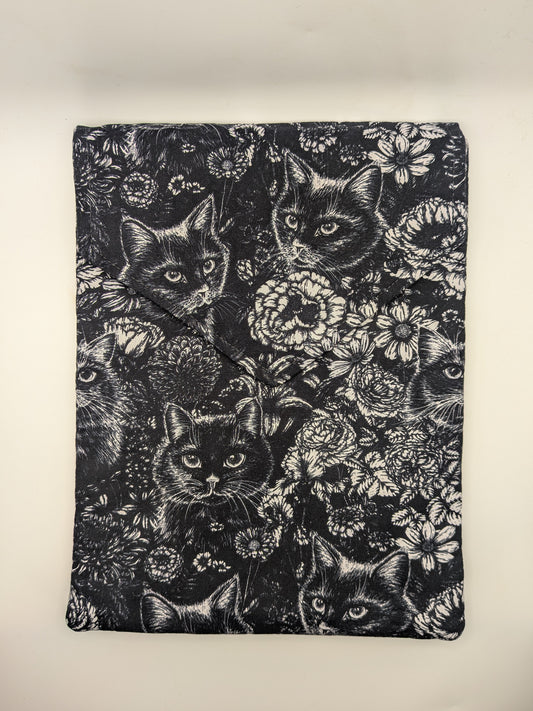 Black Cat & Flower Book sleeve