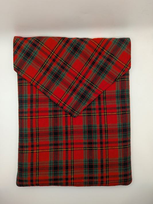 Red Tartan Booksleeve